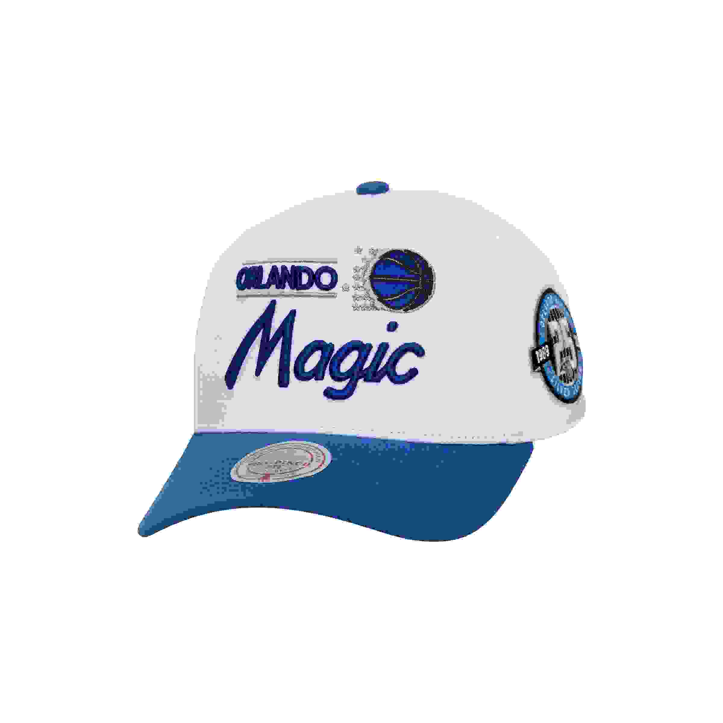 Mitchell & Ness Orlando Magic Bill Smack White/Navy Snapback Hat